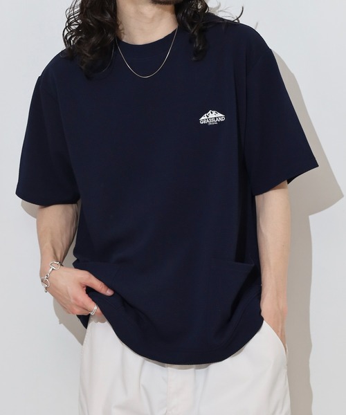 FUNALIVE(ファンアライブ)の「ドライ ダブルポケ ロゴ 半袖 Tシャツ(Tシャツ/カットソー・メンズ・ブラック/チャコールグレー/ネイビー/ホワイト・L/LL/M)」の18枚目の写真