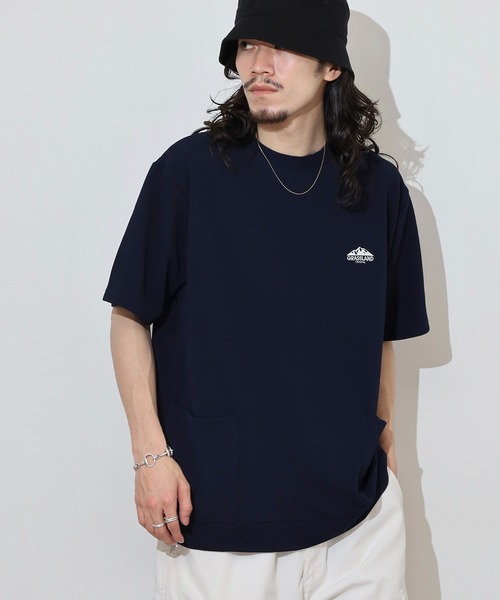FUNALIVE(ファンアライブ)の「ドライ ダブルポケ ロゴ 半袖 Tシャツ(Tシャツ/カットソー・メンズ・ブラック/チャコールグレー/ネイビー/ホワイト・L/LL/M)」の17枚目の写真
