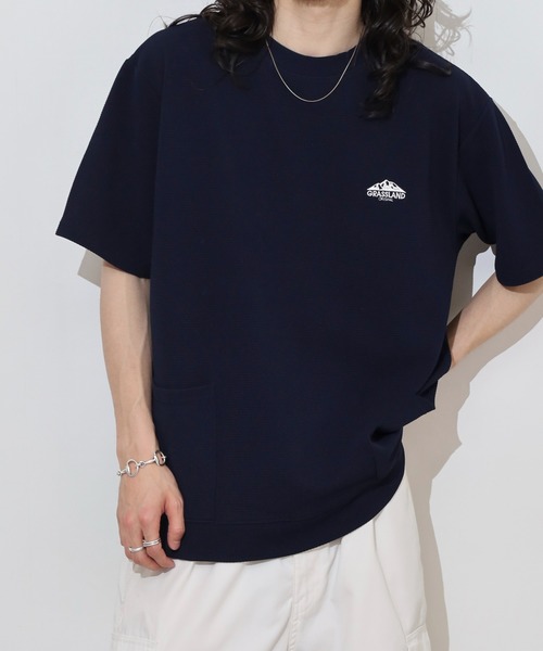 FUNALIVE(ファンアライブ)の「ドライ ダブルポケ ロゴ 半袖 Tシャツ(Tシャツ/カットソー・メンズ・ブラック/チャコールグレー/ネイビー/ホワイト・L/LL/M)」の19枚目の写真