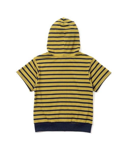 HTH(エイチティーエイチ)の「Assort Short sleeve zip hoodie(パーカー・レディース・パープル/グレー/マスタード・フリー)」の14枚目の写真