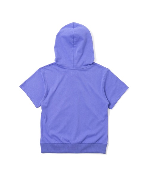 HTH(エイチティーエイチ)の「Assort Short sleeve zip hoodie(パーカー・レディース・パープル/グレー/マスタード・フリー)」の15枚目の写真