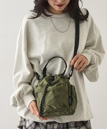 【GERRY】巾着型ドローストリングミニショルダーバッグ R1762 YMY