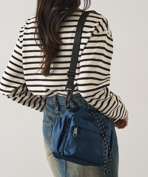 セール】【GERRY】巾着型ドローストリングミニショルダーバッグ R1762