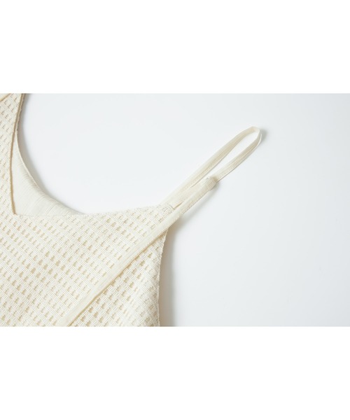tageechita（タジチタ）の「【tageechita】レイヤードデザイン キャミワンピース（ワンピース・レディース・ライトベージュ・S/M/L）」の18枚目の写真