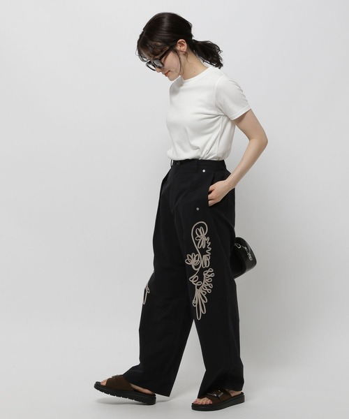 nico⭐︎❇︎ハンドメイド❇︎もんぺパンツ　サルエルタイプ　ブラックリネン　L nico⭐︎様専用❇︎ハンドメイド❇︎もんぺパンツ サルエル