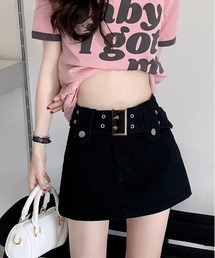 AsheKsha（アシクシャ）の「【新作】アメリカンAラインミニスカート・セクシーショートスカート（スカート・レディース）」