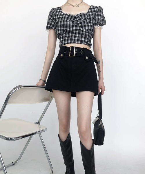 スカート mayo le ELMi スカート Striped narrow long skirt / 「UV/速乾