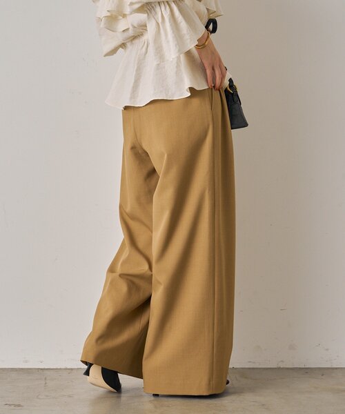 LOUNGEDRESS（ラウンジドレス）の「3タックワイドパンツ（その他パンツ・レディース・モカ/ブラック/ライトベージュ・SMALL/MEDIUM）」の15枚目の写真