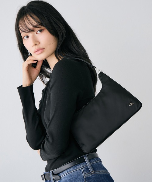 セール】サテン ナイロン スモールショルダーバッグ（ショルダーバッグ