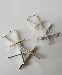 【dict./ディクト】ラティスピアス/PIERCED EARRINGS