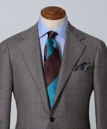 STEFANO CAU | STEFANO CAU / シルク ストライプ ネクタイ(ネクタイ)