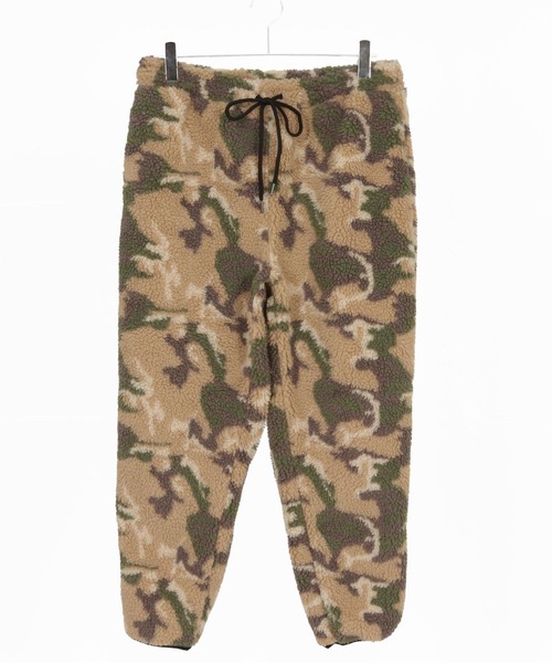 mp13865-Camouflage Sheep Like Boa Pants ボアパンツ（その他パンツ