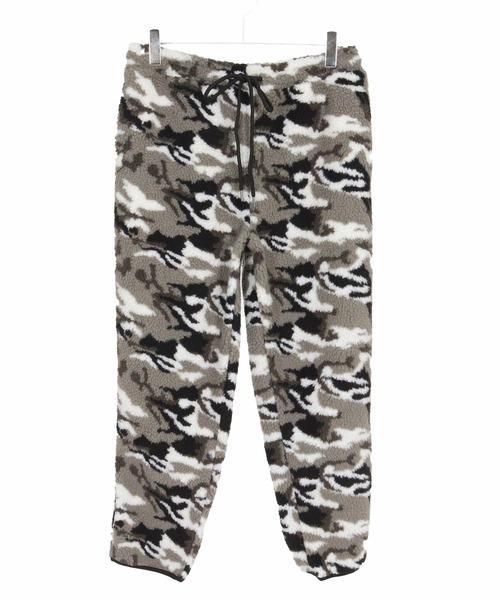 mp13865-Camouflage Sheep Like Boa Pants ボアパンツ（その他パンツ