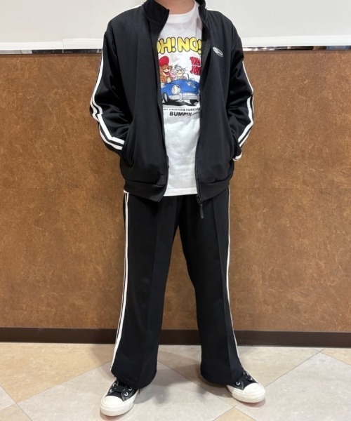 NAVY（ネイビー）の「NAVY ジャージーパンツ（その他パンツ・キッズ・ネイビー/パープル/ブラック/ピンク/ホワイト・160/150/140/130）」の22枚目の写真