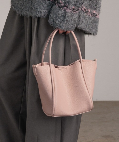 LOWRYS FARM(ローリーズファーム)の「ポーチツキ2PBAG/M 578359(ショルダーバッグ・レディース・チャコールグレー/ブラック/グリーン/アイボリー/ピンク・FREE)」の5枚目の写真