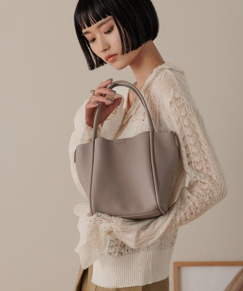 LOWRYS FARM(ローリーズファーム)の「ポーチツキ2PBAG/M 578359(ショルダーバッグ・レディース・チャコールグレー/ブラック/グリーン/アイボリー/ピンク・FREE)」の11枚目の写真