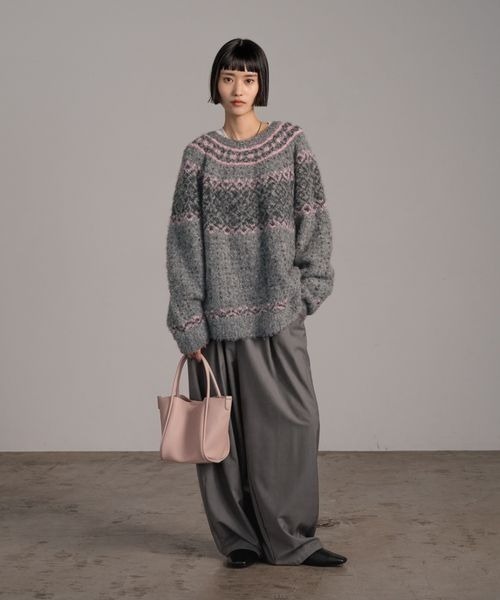 LOWRYS FARM(ローリーズファーム)の「ポーチツキ2PBAG/M 578359(ショルダーバッグ・レディース・チャコールグレー/ブラック/グリーン/アイボリー/ピンク・FREE)」の12枚目の写真