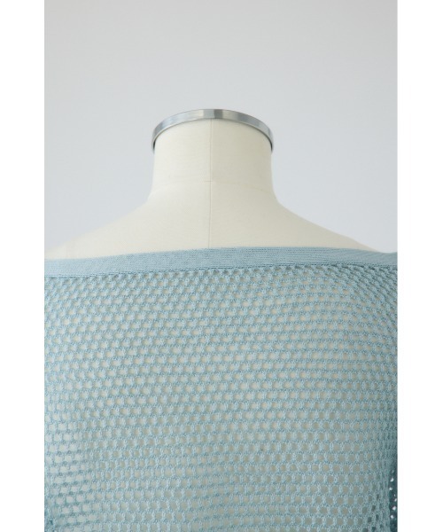 RIM.ARK(リムアーク)の「See through long sleeve tops シースルーロングスリーブトップス(ニット/セーター・レディース・ネイビー/ライトブルー/ブラック・FREE)」の18枚目の写真