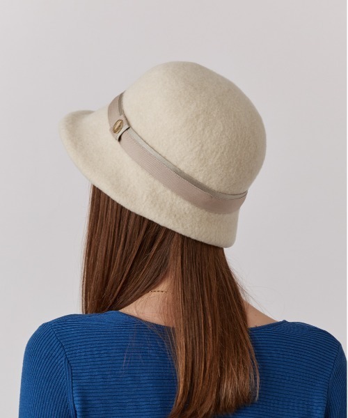 Chapeau d' O（シャポードオー）の「Chapeau d' O  Basque Breton / シャポードオー（ハット・レディース・ブラック/ホワイト/ベージュ・S(56cm)/M/57.5cm）」の8枚目の写真