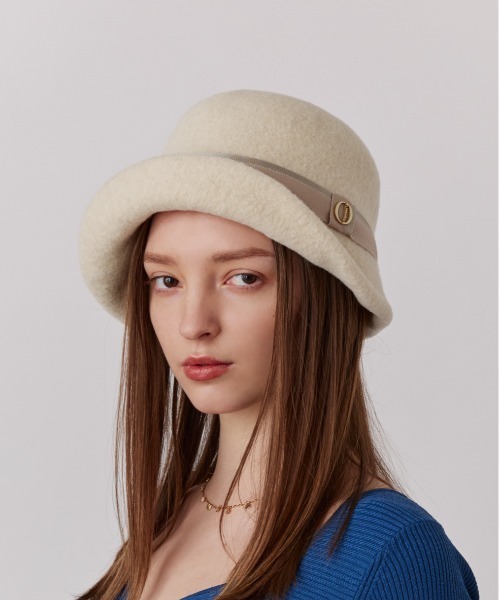 Chapeau d' O（シャポードオー）の「Chapeau d' O  Basque Breton / シャポードオー（ハット・レディース・ブラック/ホワイト/ベージュ・S(56cm)/M/57.5cm）」の10枚目の写真