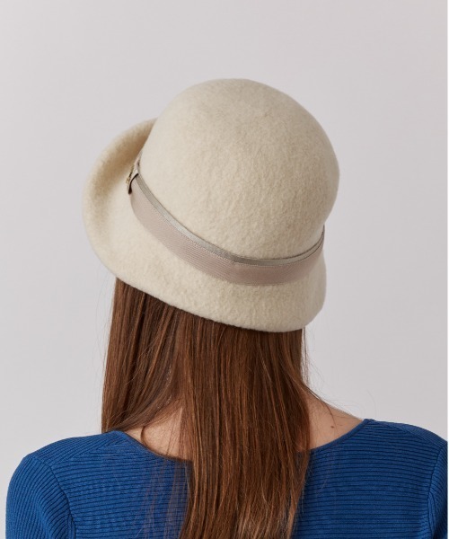 Chapeau d' O（シャポードオー）の「Chapeau d' O  Basque Breton / シャポードオー（ハット・レディース・ブラック/ホワイト/ベージュ・S(56cm)/M/57.5cm）」の12枚目の写真