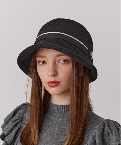 Chapeau d' O（シャポードオー）の「Chapeau d' O  Basque Breton / シャポードオー（ハット・レディース・ブラック/ホワイト/ベージュ・S(56cm)/M/57.5cm）」の15枚目の写真