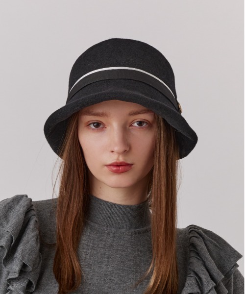 Chapeau d' O（シャポードオー）の「Chapeau d' O  Basque Breton / シャポードオー（ハット・レディース・ブラック/ホワイト/ベージュ・S(56cm)/M/57.5cm）」の16枚目の写真