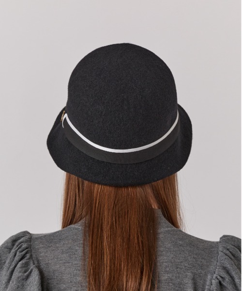 Chapeau d' O（シャポードオー）の「Chapeau d' O  Basque Breton / シャポードオー（ハット・レディース・ブラック/ホワイト/ベージュ・S(56cm)/M/57.5cm）」の18枚目の写真