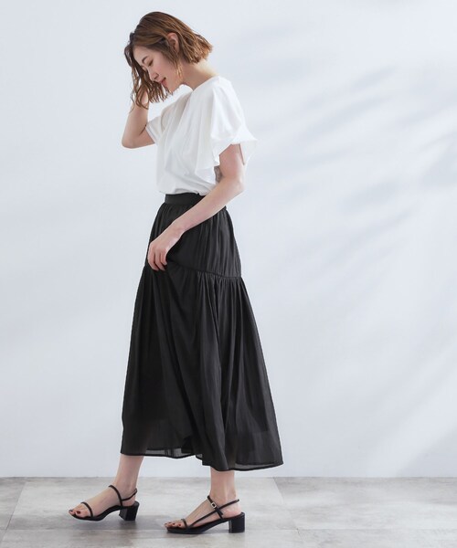 grove(グローブ)の「【2点SET】可愛く着まわせる!便利なニットベスト&スカートセット(セットアップ・レディース・ホワイト系5/ブルーグリーン/ブラック系4・02/03/01/04/05)」の17枚目の写真