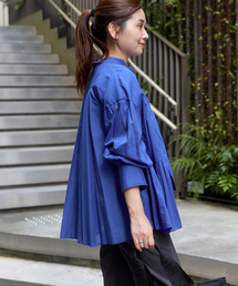 「JOURNAL STANDARD」 長袖ブラウス - ブルー レディース JOURNAL STANDARD relume 「JOURNAL relume」 長袖ブラウス FREE