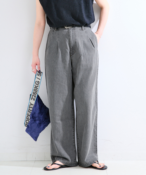 B.C STOCK（ベーセーストック）の「《追加3》ウォッシャブル / DU JOUR/デュ ジュール TROUSER JEAN（その他パンツ・レディース・ネイビー/チャコールグレー/ブルー系その他・36/38）」の7枚目の写真