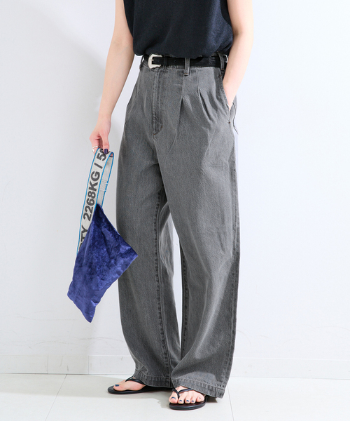 B.C STOCK（ベーセーストック）の「《追加3》ウォッシャブル / DU JOUR/デュ ジュール TROUSER JEAN（その他パンツ・レディース・ネイビー/チャコールグレー/ブルー系その他・36/38）」の8枚目の写真