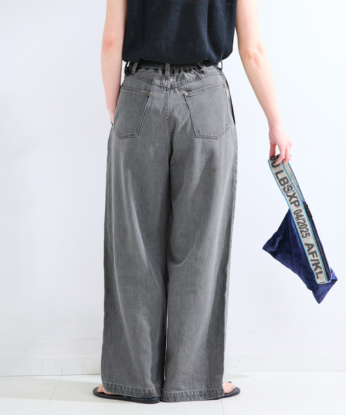 B.C STOCK（ベーセーストック）の「《追加3》ウォッシャブル / DU JOUR/デュ ジュール TROUSER JEAN（その他パンツ・レディース・ネイビー/チャコールグレー/ブルー系その他・36/38）」の10枚目の写真