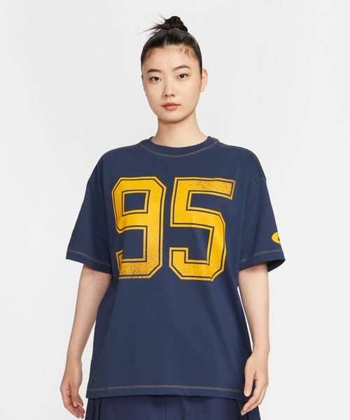 NIKE（ナイキ）の「ナイキ  NSW ストリート OS S/S NIKE（Tシャツ/カットソー・レディース・ネイビー/ホワイト/ブラック・L/M）」の15枚目の写真