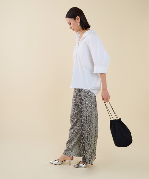 marmors(マルモア)の「【marmors】original python print pants(その他パンツ・レディース・グレー/ブラウン・36)」の5枚目の写真