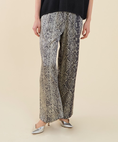 marmors(マルモア)の「【marmors】original python print pants(その他パンツ・レディース・グレー/ブラウン・36)」の9枚目の写真
