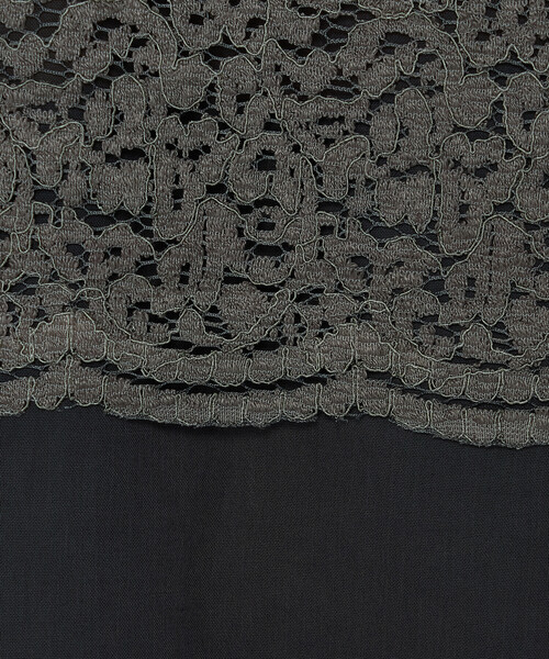 K.T KIYOKO TAKASE(キヨコタカセ)の「リネンコードレース レイヤード風ブラウス(シャツ/ブラウス・レディース・ネイビー/チャコール・7号/9号)」の20枚目の写真