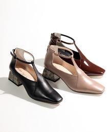 cava cava | ネックTストラップパンプス 1320685(パンプス)