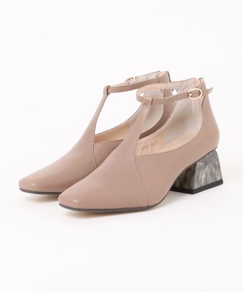 cava cava（サヴァサヴァ）の「ネックTストラップパンプス　1320685（パンプス・レディース・ブラック/グレイッシュベージュ/ボルドー・23cm/23.5cm/24cm/24.5cm/22.5cm）」の7枚目の写真