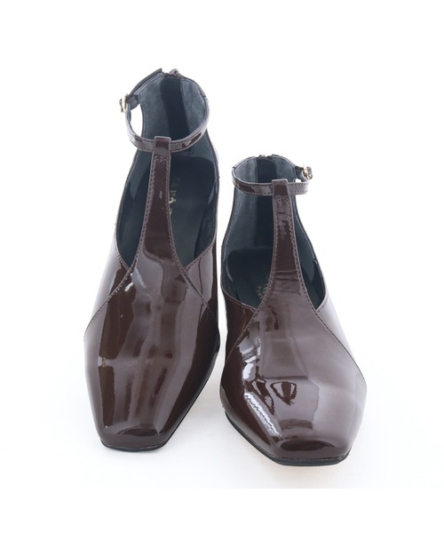 cava cava（サヴァサヴァ）の「ネックTストラップパンプス　1320685（パンプス・レディース・ブラック/グレイッシュベージュ/ボルドー・23cm/23.5cm/24cm/24.5cm/22.5cm）」の11枚目の写真