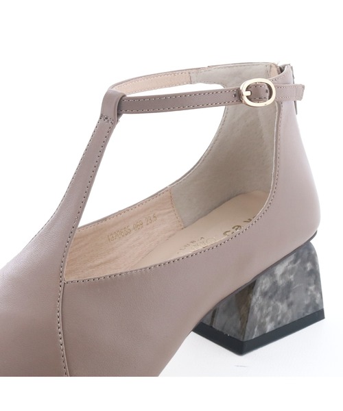 cava cava（サヴァサヴァ）の「ネックTストラップパンプス　1320685（パンプス・レディース・ブラック/グレイッシュベージュ/ボルドー・23cm/23.5cm/24cm/24.5cm/22.5cm）」の14枚目の写真
