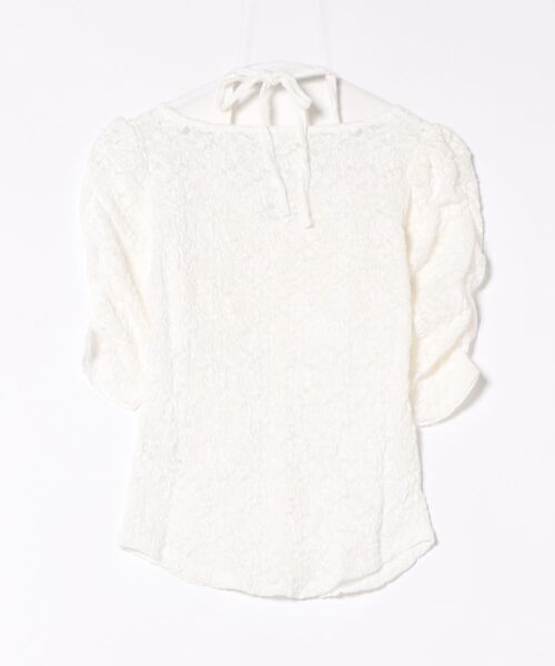 apres jour(アプレジュール)の「レイヤード風レーストップス(Tシャツ/カットソー・レディース・ブラック/オフホワイト・X-LARGE/フリー)」の16枚目の写真