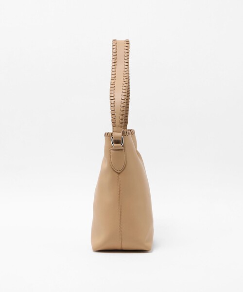 ECODECO ユナイデッドアローズ　ファーショルダーバッグ ベージュ ECODECO ユナイデッドアローズ ファーショルダーバッグ ベージュ