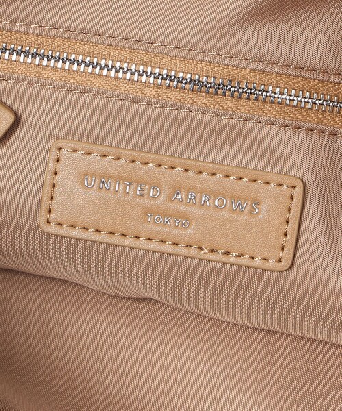 UNITED ARROWS ベージュ ショルダーバッグ ステッチ ワンショルダーバッグ（ショルダーバッグ）｜UNITED