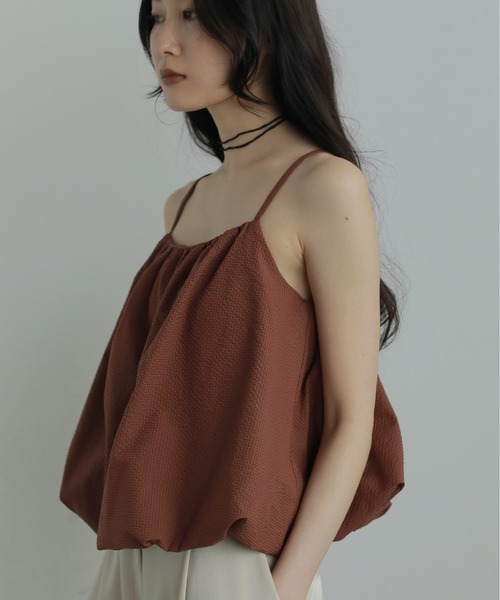 ANUKE アンヌーク Backopen Balloon Camisole 即納 Backopen Balloon Camisole（キャミソール）｜anuke（アンヌーク