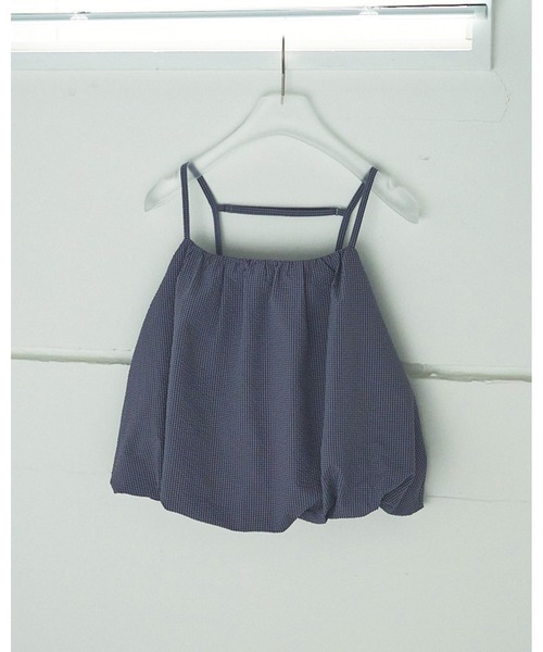 anuke（アンヌーク）の「Backopen Balloon Camisole（キャミソール・レディース・ブルー/ブラウン・FREE）」の12枚目の写真