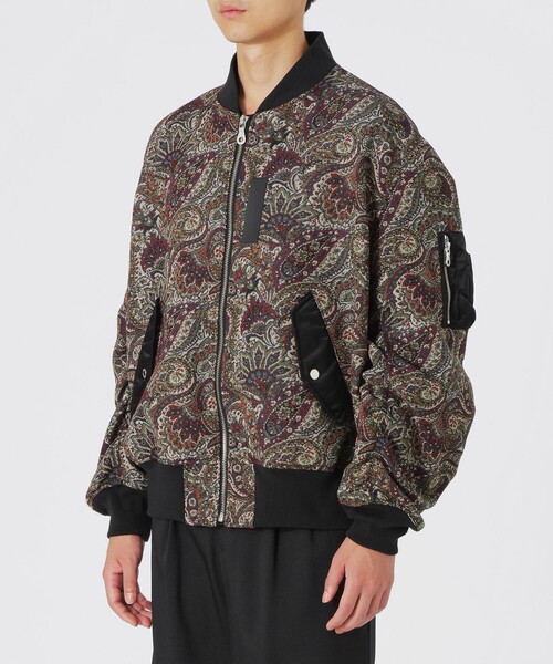 LOVELESS（ラブレス）の「ゴブランペイスリーMA-1（MA-1・メンズ・グリーン系その他6・L/S/M）」の4枚目の写真