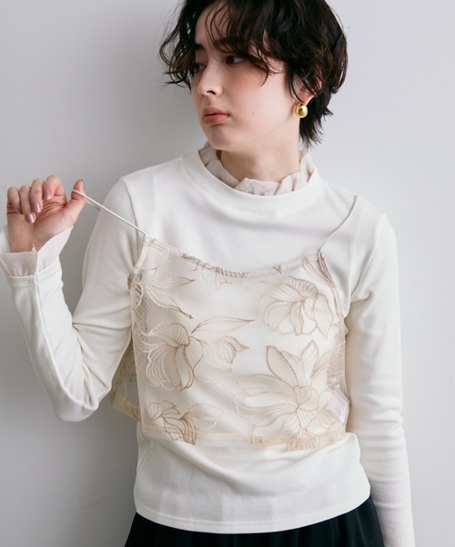 【旧タグ】LIZ LISA Y2K 00’s パワーネットキャミチュニック　花柄 OneMall provides Mercari products: 当時物 LIZ LISA キャミソール