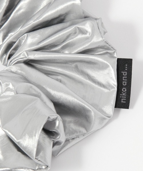 セール】ZIP付きメタルシュシュ（シュシュ）｜niko and（ニコアンド