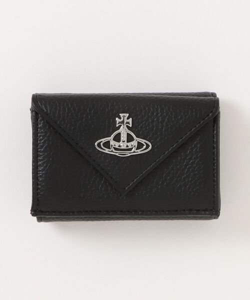 Vivienne Westwood（ヴィヴィアンウエストウッド）の「ENVELOPE BILLFOLD（財布・メンズ・ブラック/シルバー・FREE）」の2枚目の写真